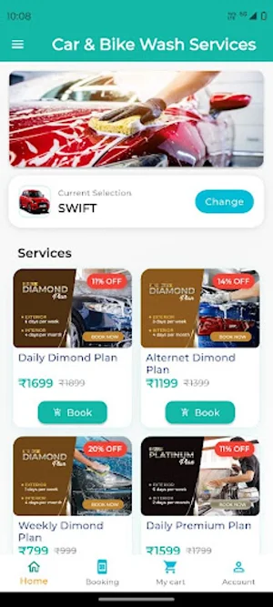 Car & Bike Wash Services Screenshot 0