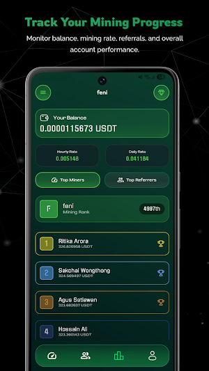 USDT Cloud Mining Simulator Screenshot 3
