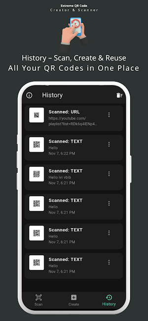 Extreme QR Code Screenshot 2