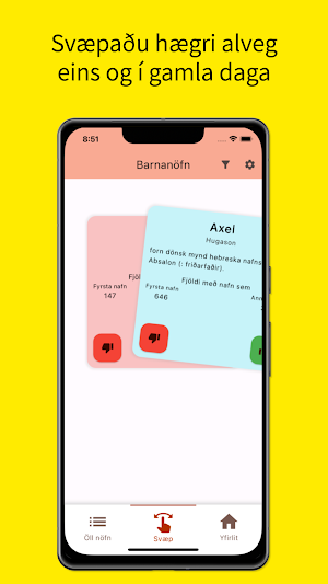 Vala Barnanöfn Screenshot 2