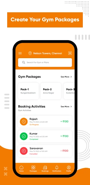 NearbyGYM Partner Screenshot 1