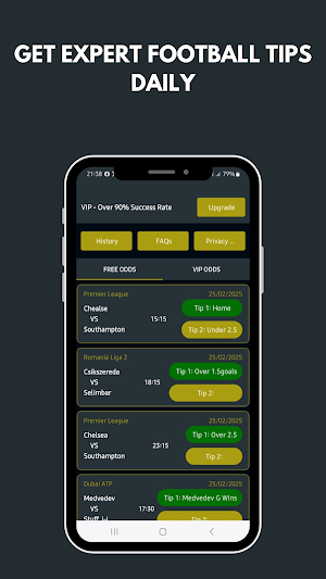 Elite Football Tips Screenshot 1