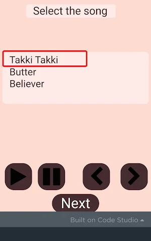 Music Player App Screenshot 2