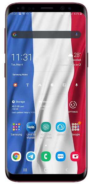 Netherlands Flag Waving Live Wallpaper Screenshot 3