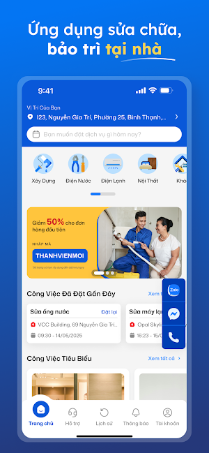 Homecare Plus - Sửa & xây nhà Screenshot 0