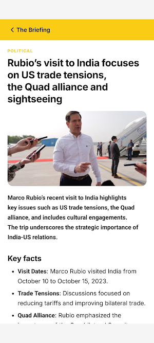 The Briefing : Curated News Screenshot 1