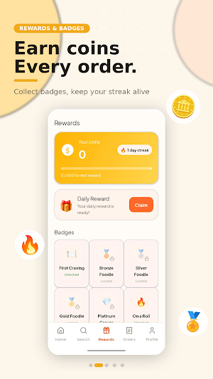 Fake Food Delivery Screenshot 1