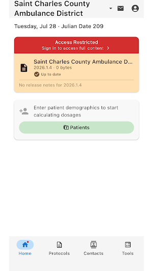 SCCAD Mobile Health Screenshot 1