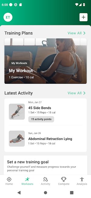BENEFIT GYM CLUB Screenshot 2