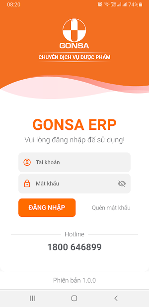 GONSA ERP Screenshot 3