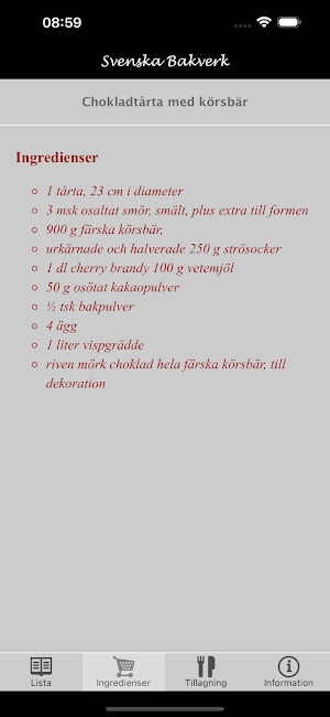 Svensk Bakverk Screenshot 2