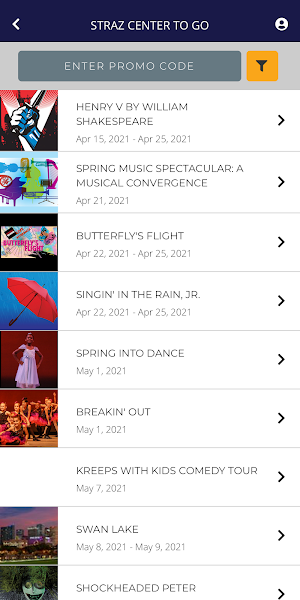 Straz Center for the Arts Screenshot 2