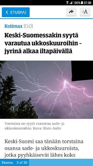 Keskisuomalainen Screenshot 3