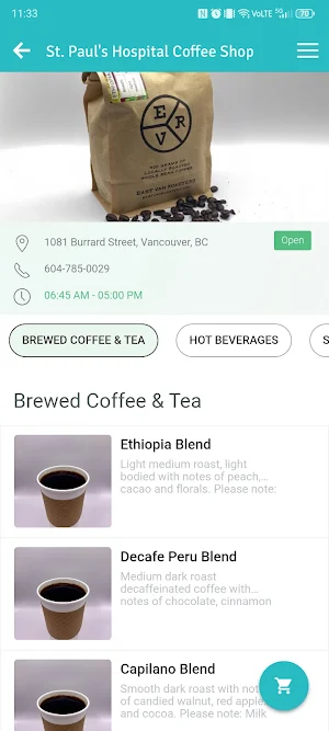 SPH Coffee Shop Screenshot 1