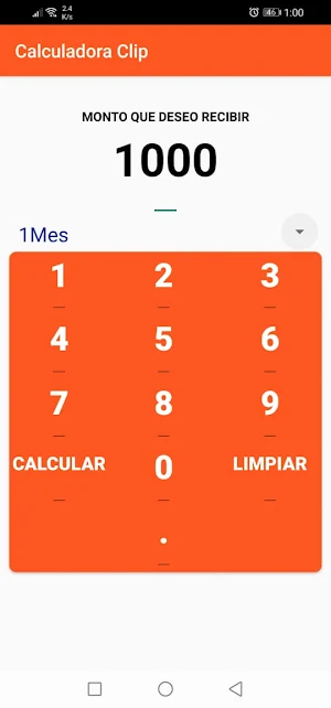 Calculadora CLIP (Sin Anuncios) Screenshot 1
