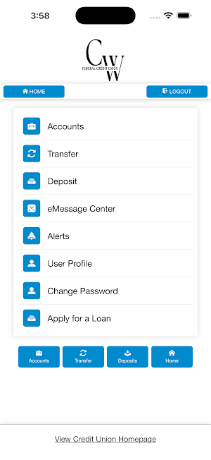 Correctional Workers FCU Screenshot 1