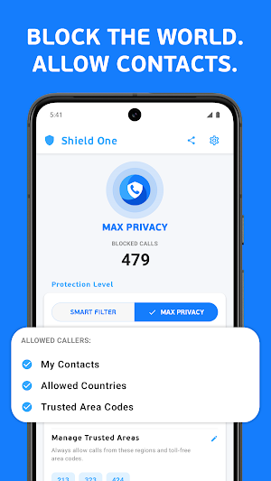 Shield One: Spam Call Blocker Screenshot 2