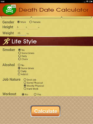 Death Date Calculator Clock Life Prediction Timer Screenshot 1