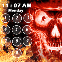 Skull Lock Screen - Pin Screen