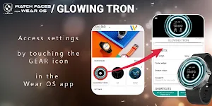 Glowing ElecTRONic Watch Face Screenshot 2