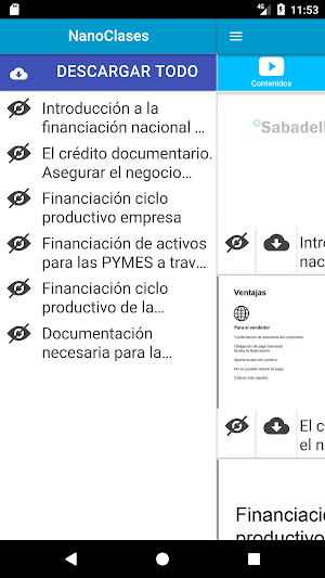 NanoCurso Financiación Bancari Screenshot 1