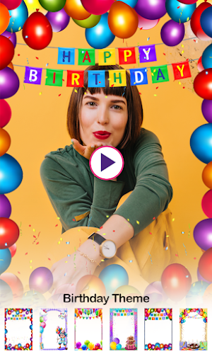 Birthday Video Maker - Birthday Song With Name Screenshot 3