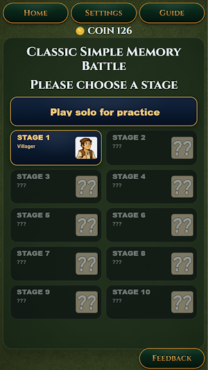 Classic Simple Memory Battle Screenshot 2