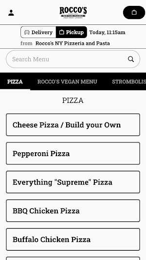 Roccos NY Pizzeria and Pasta Screenshot 1