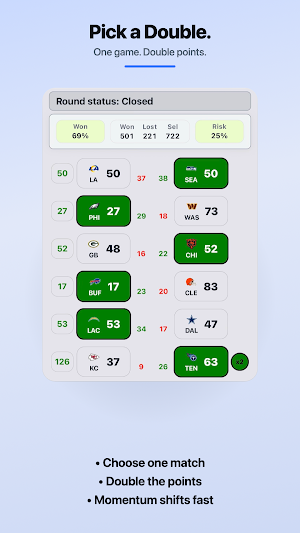 Odd Ball Tipping - AFL,NRL,NFL Screenshot 3
