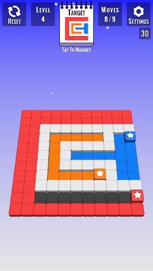 Color Swipe Puzzle 3D Screenshot 1