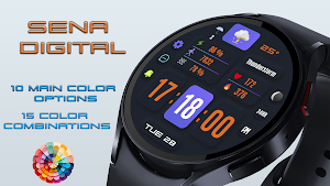 Sena Digital Watch Face Screenshot 2