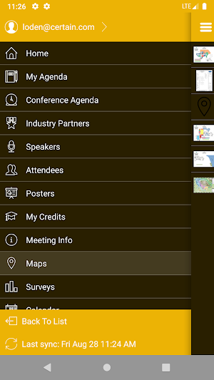 GAFP Meetings Screenshot 1