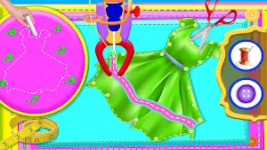 Pretend Fashion Tailor Boutique: Dressmaker Game Screenshot 2