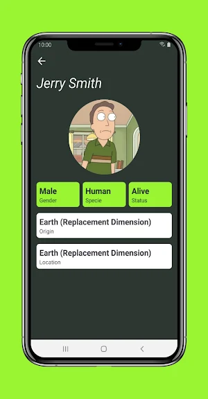 Rick And Morty Data Screenshot 1
