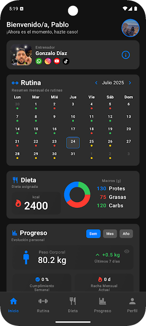 GonzaloDiazFit Screenshot 1