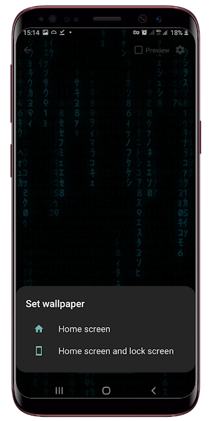 Matrix Live Wallpaper Screenshot 2