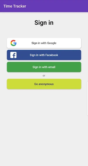 Time Tracker Screenshot 0