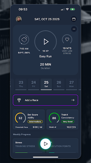 RunDot: Adaptive Run Training Screenshot 0