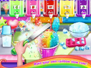 Summer Rainbow Frozen Foods！ Screenshot 0