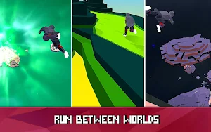 Space Parkour Runner - freerun to horizon! Screenshot 3