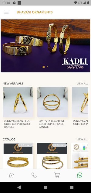 Bhavani Ornaments - Gold Copper Kadli Manufacturer Screenshot 1