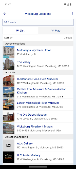 Vicksburg MS Connect Screenshot 2