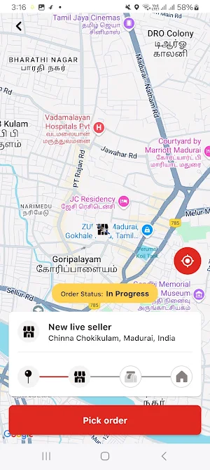 Bringesse Delivery Partner Screenshot 2