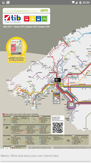 PALMA DE MALLORCA BUS TRAIN MAP パルマ・デ・マヨルカ 帕爾馬 Screenshot 1
