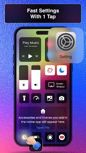 Control Center iOS 17 Screenshot 1