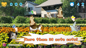 Jumping Cat - touch & tap Screenshot 1