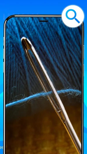 Phone Magnifier & Flashlight Screenshot 2