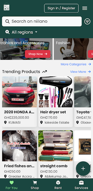 Niilano Marketplace Screenshot 0