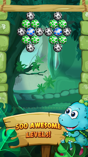 Bubble Shooter: Dinosaur Eggs Pop, Crush, Bobble Screenshot 1
