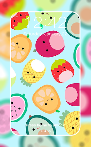 Fruit Cute Aesthetic Wallpaper Screenshot 0